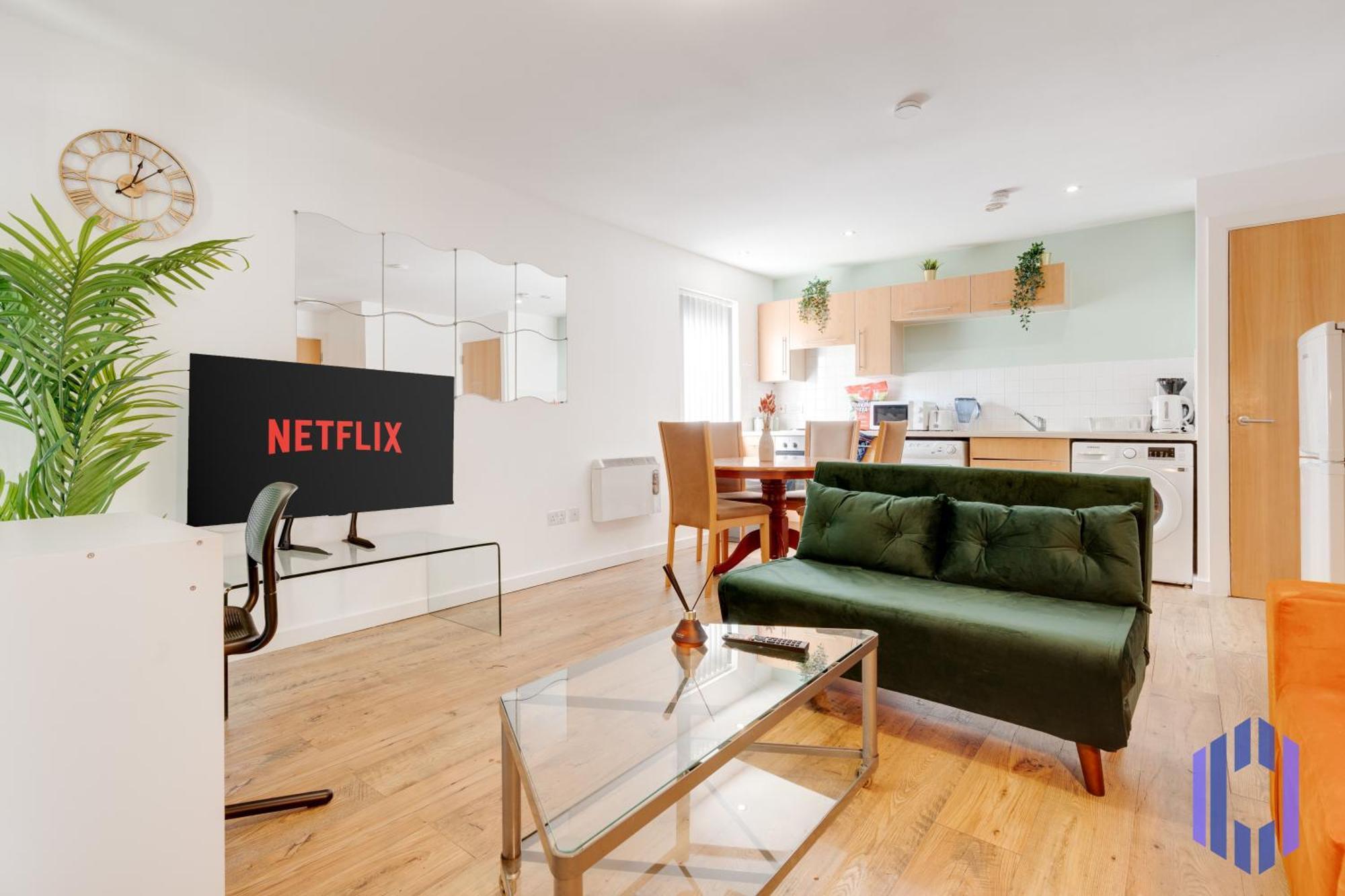 Ferienwohnung Free Parking - Immaculate 1Bd Flat - Salford Quays Manchester Exterior foto