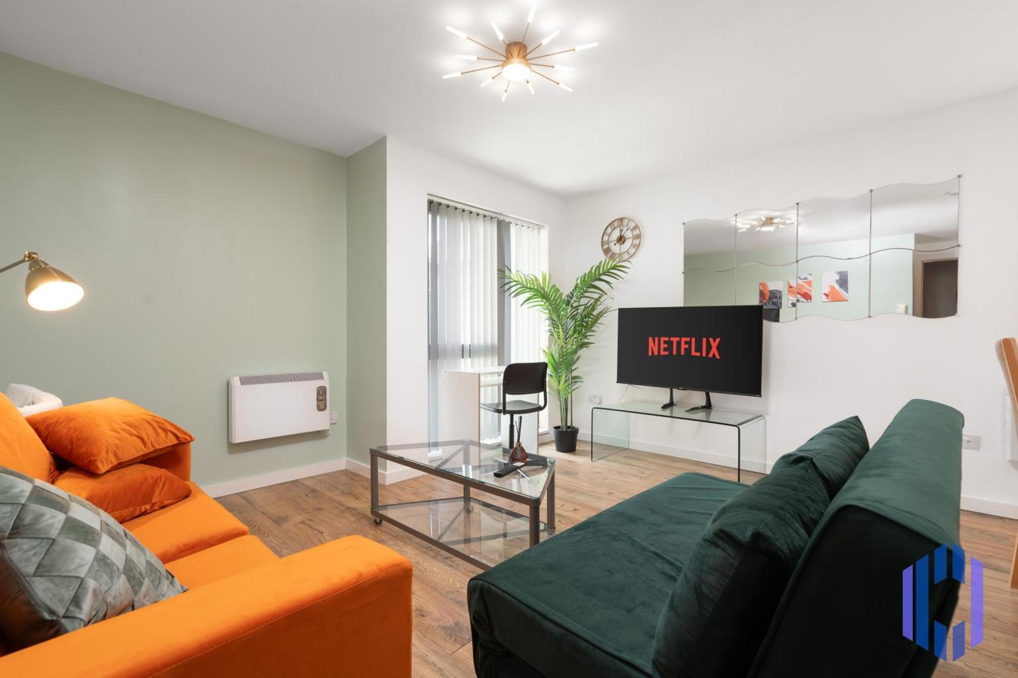Ferienwohnung Free Parking - Immaculate 1Bd Flat - Salford Quays Manchester Exterior foto